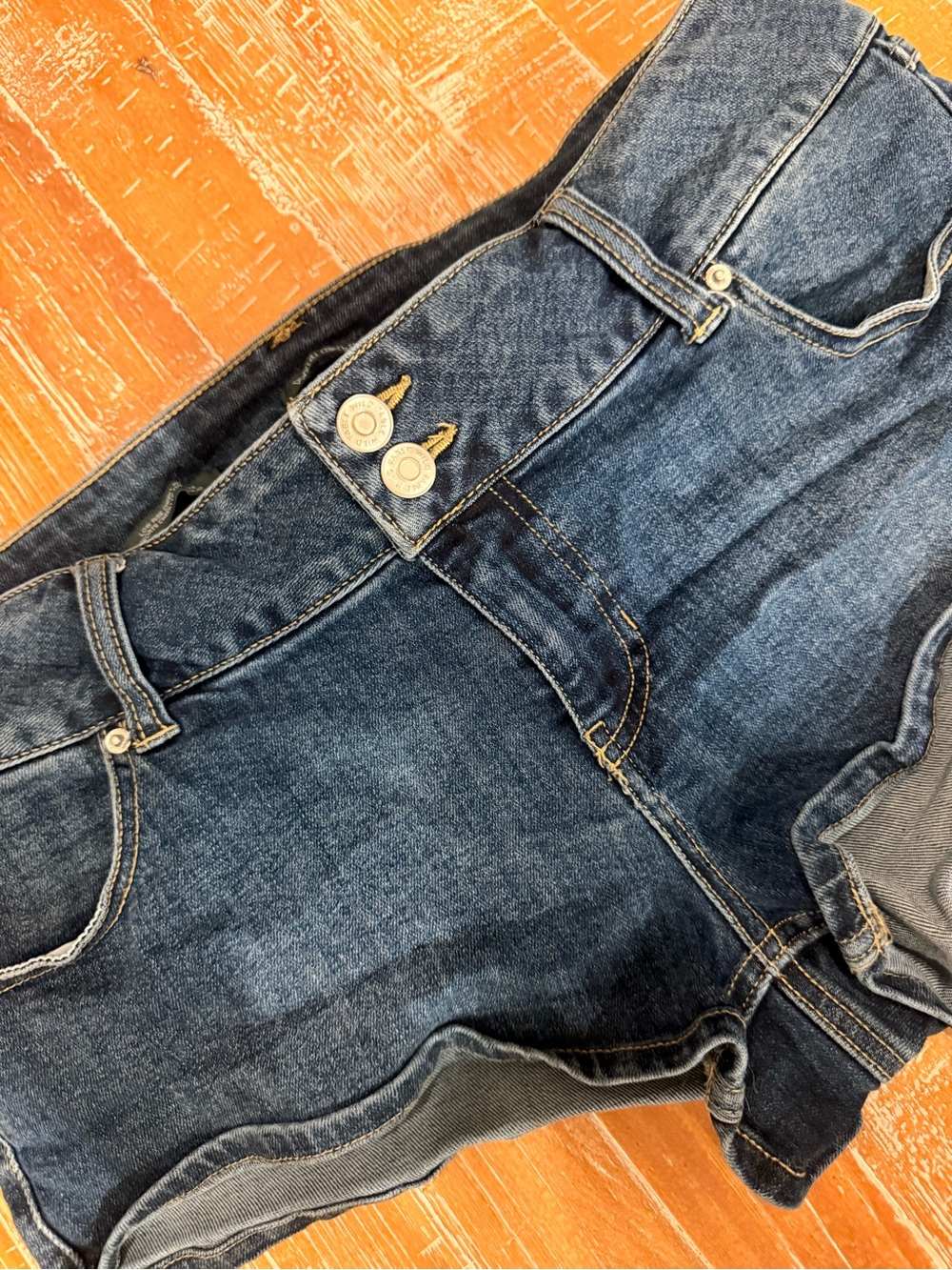 Wildfable High-Rise Dark Blue Denim Mini Shorts Size12